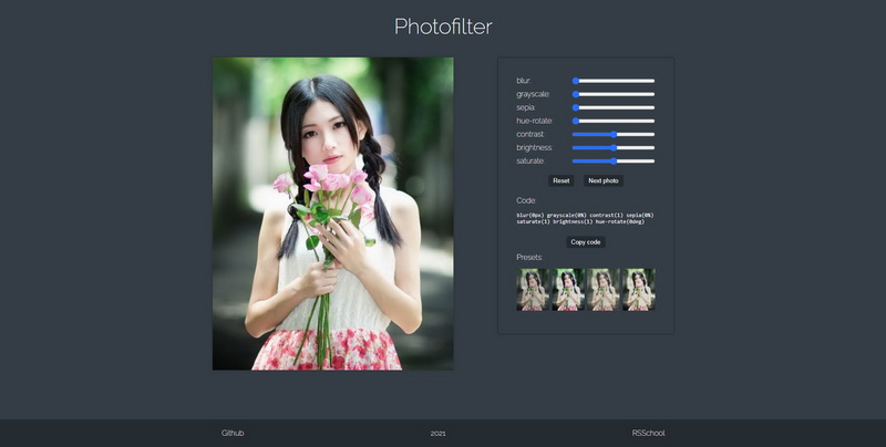 project photofilter